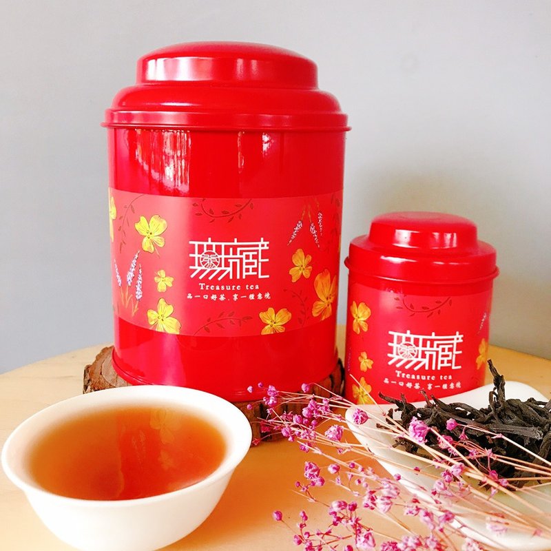 【台灣紅茶】臺茶21號 日月潭紅韻紅茶_10入三角茶包大罐裝 - 茶葉/茶包/水果茶 - 新鮮食材 紅色