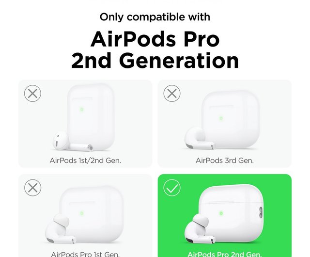 AirPods Pro 2 Armor 衝撃吸収保護ケース（ストラップ付き ...