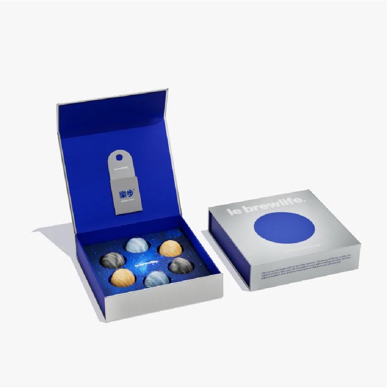 Pure Planet Taro Pastry - Flowing Moonlight Gift Box - Cake & Desserts - Fresh Ingredients Black