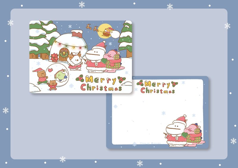 Fear/Christmas/Postcard (Snowman) - การ์ด/โปสการ์ด - กระดาษ 