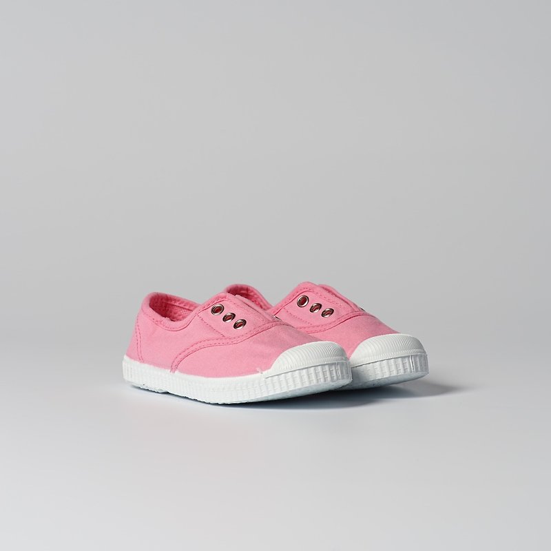 Spanish national canvas shoes CIENTA children's shoes size pink scented shoes 70997 69 - รองเท้าเด็ก - ผ้าฝ้าย/ผ้าลินิน สึชมพู
