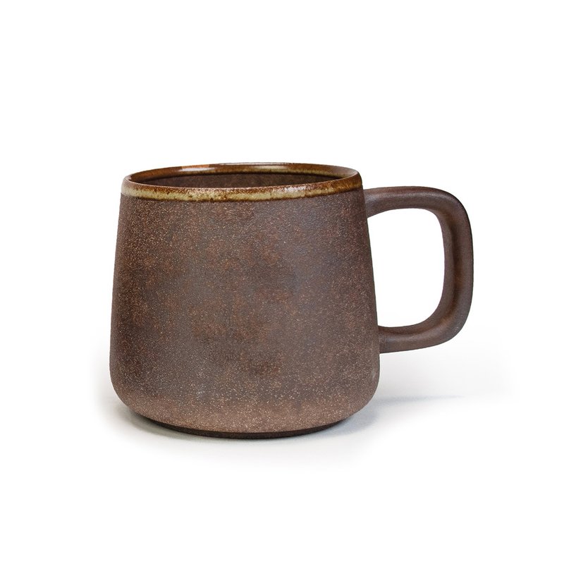 Aurli│Old Rock Mud Mountain Cup 5 Burnt 12oz - Mugs - Other Materials Brown