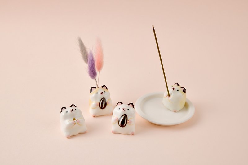 Ham-ZZi incense holder - Items for Display - Porcelain 