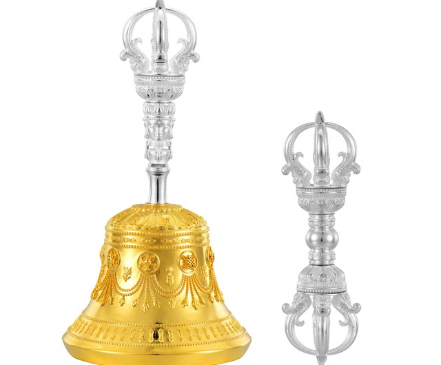 チベット仏教法具 方慧 携帯用金剛鈴杵 - ショップ 満願樹 その他の