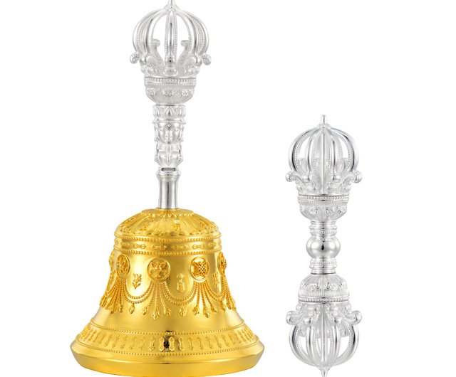 チベット仏教法具 方慧 携帯用金剛鈴杵 - ショップ 満願樹 その他の