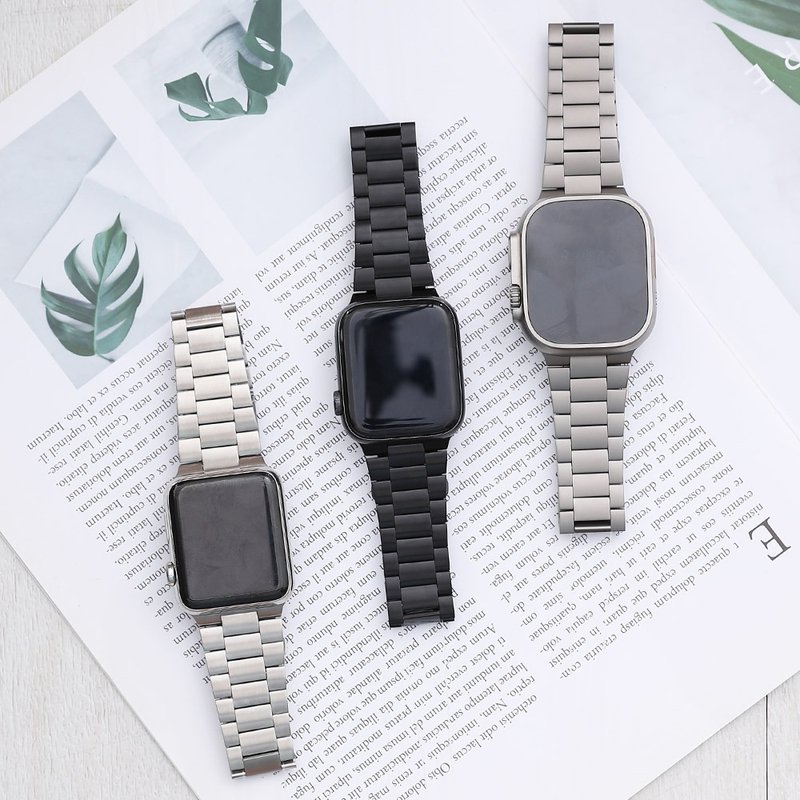VOYAGE Apple Watch 不鏽鋼錶帶-44/45/46/49mm - 錶帶 - 不鏽鋼 