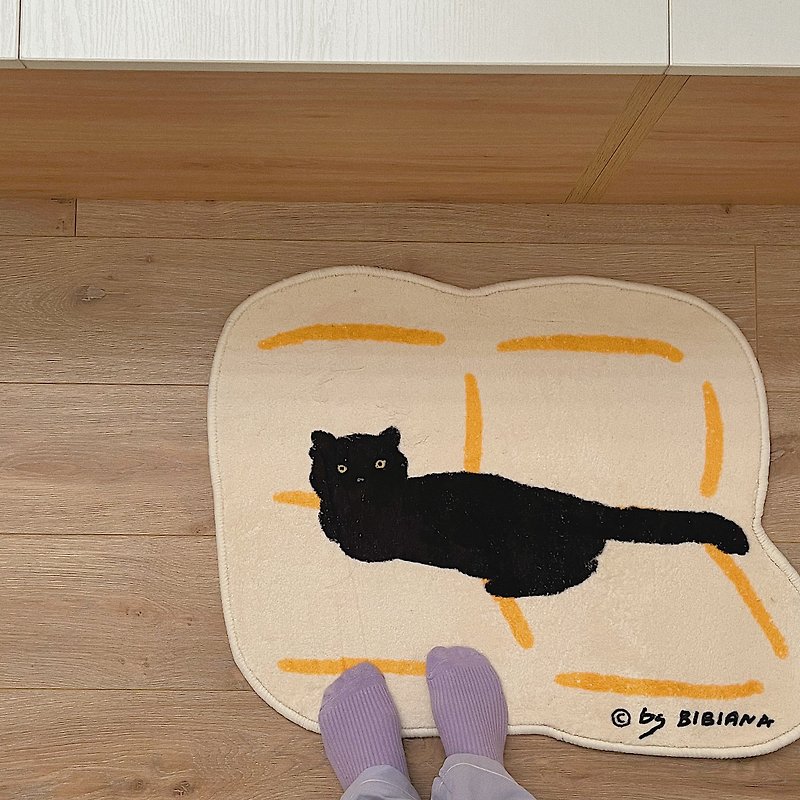動物シリーズ ソファ 猫 イラスト じゅうたん - 絨毯・カーペット - その他の素材 
