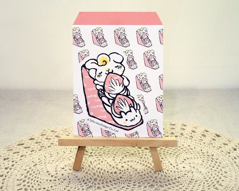 禮品袋-草莓兔2.0信封(小) - 信封/信紙 - 紙 粉紅色