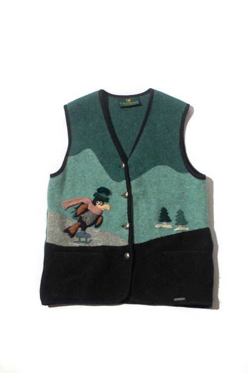 Tyrolean Wool Vest. Tyrolean Wool Vest Vintage [First Love Store