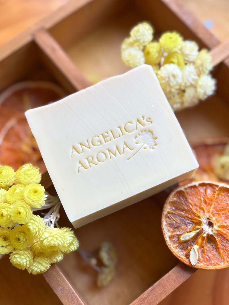 蠟菊沙棘馬賽皂 / Immortelle Marseille Soap - 肥皂/手工皂 - 其他材質 黃色