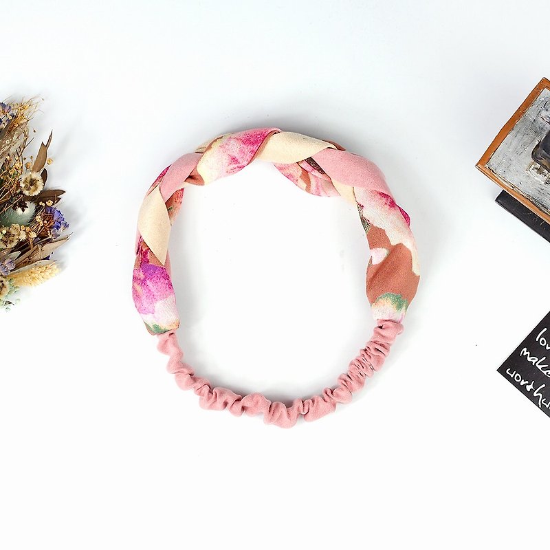 Hairband Headband - Hair Accessories - Cotton & Hemp Pink