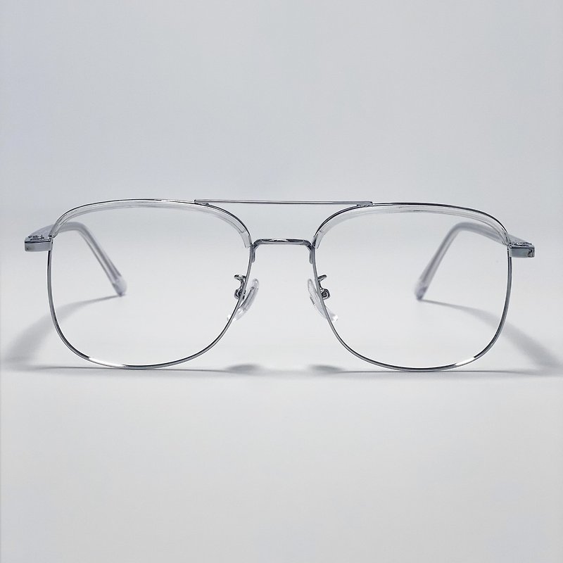 Clenti : silver - กรอบแว่นตา - พลาสติก สีเงิน