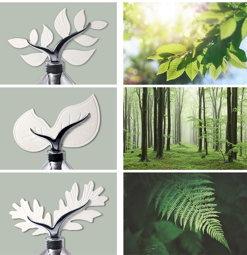 [GDESIGN] Aroma-Bionic Taiwan plant spreading leaf paper Finland imported absorbent paper 3pcs/group - น้ำหอม - กระดาษ สีทอง