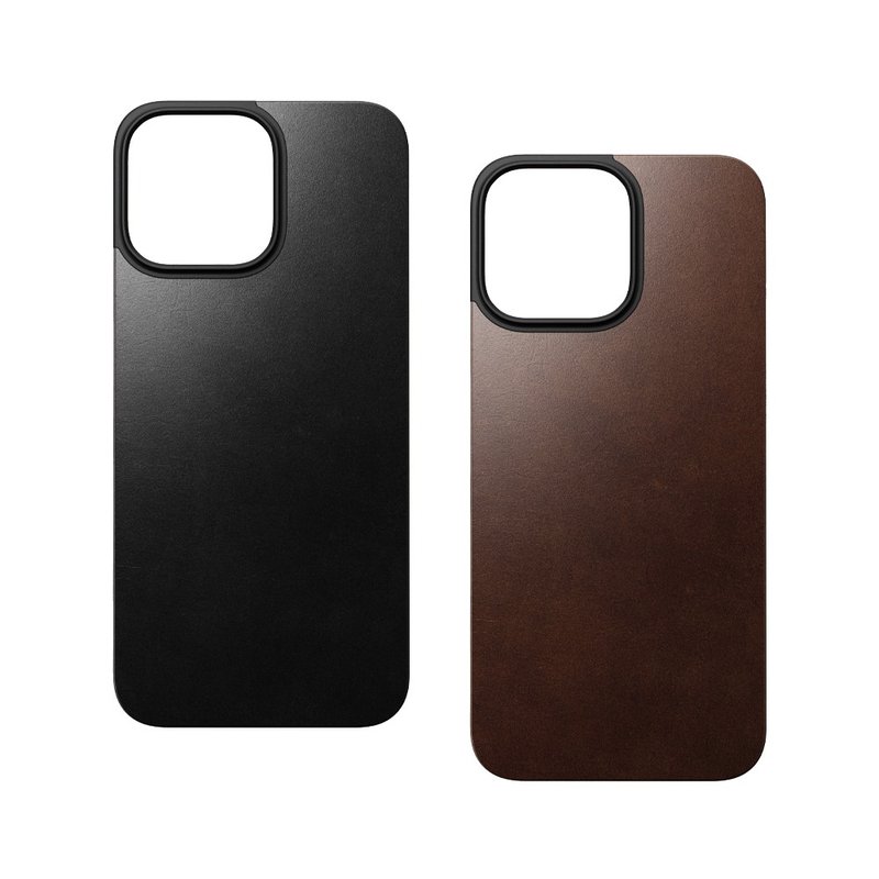 【NOMAD】Horween Magnetic Leather Backplate-iPhone 16 ProMax(6.9) - เคส/ซองมือถือ - หนังแท้ 