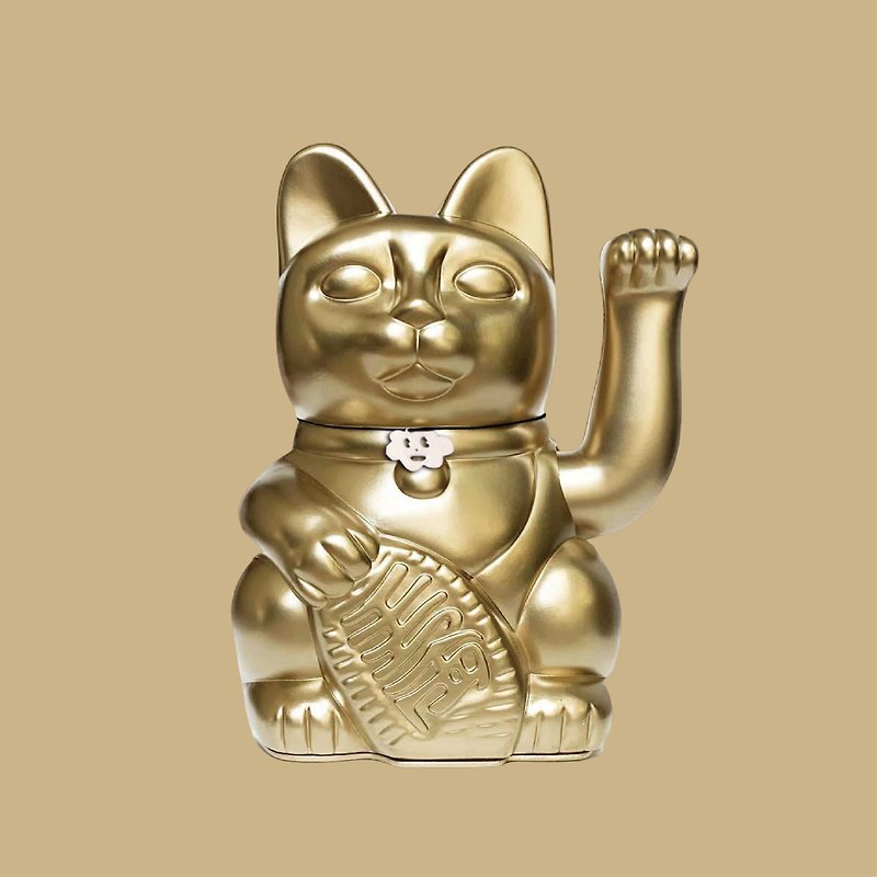 [Diminuto Cielo Lucky Cat] Tiny Sky Lucky Lucky Cat - Matte Gold 18CM - ตุ๊กตา - วัสดุอื่นๆ สีทอง