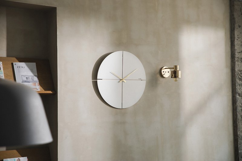 [Calm] Minimalist Disc Clock | Black, White - นาฬิกา - วัสดุอื่นๆ 