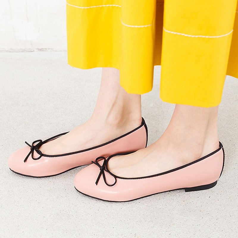 預訂 -SPUR 粉紅色平底鞋 MS7040 PINK - 高跟鞋/跟鞋 - 人造皮革 粉紅色