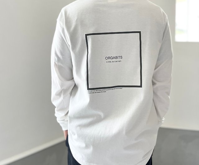 New in  Organic Cotton Long Sleeve T shirt Unisex 4 Colors
