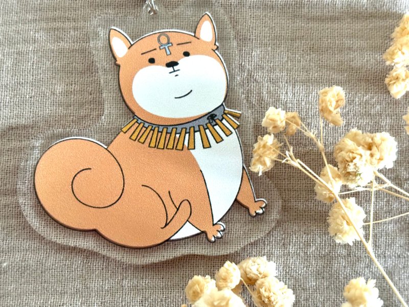 Fat Egyptian Chai Acrylic Keychain - ที่ห้อยกุญแจ - อะคริลิค 