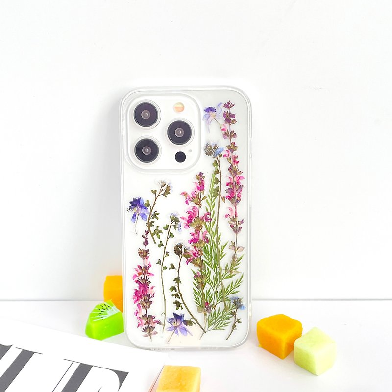 Forget-me-not Handmade Pressed Flower Phone Case for All iPhone Samsung Sony - Phone Cases - Plants & Flowers 