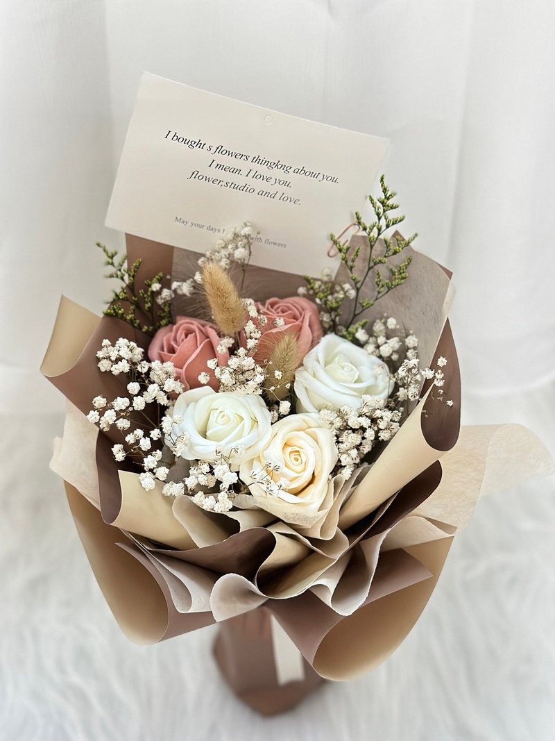 【WS │Bouquet】Valentine's Day bouquet Graduation bouquet Christmas Wedding bouquet can be customized for Chinese Valentine's Day - Dried Flowers & Bouquets - Plants & Flowers 