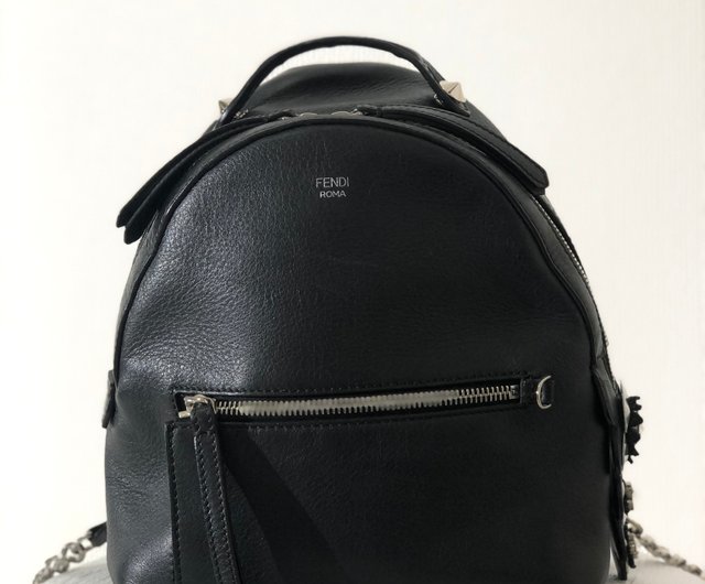 日本直送名牌中古包】FENDI フェンディビジューカーフレザー