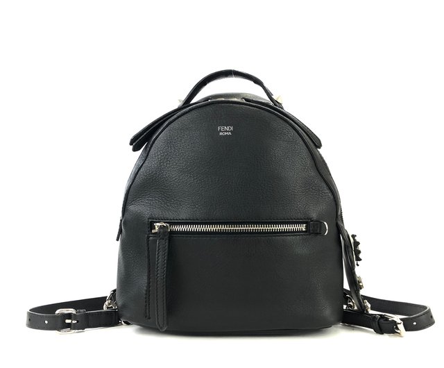 日本直送名牌中古包】FENDI フェンディビジューカーフレザー