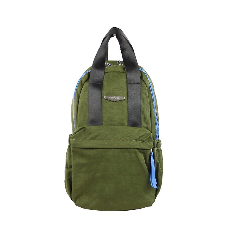 Light green lightweight backpack BODYSAC "b652" - กระเป๋าเป้สะพายหลัง - เส้นใยสังเคราะห์ สีเขียว