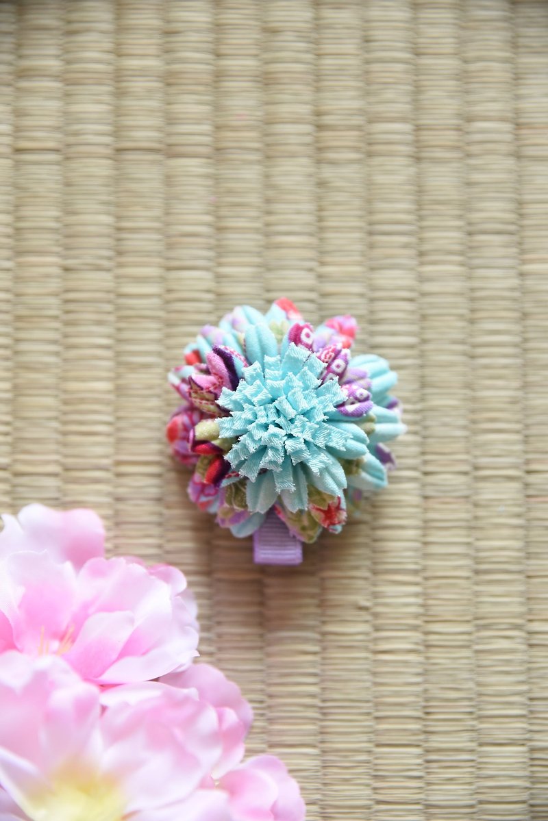 韓国の花のヘアアクセサリー - スタイ - 紙 ピンク