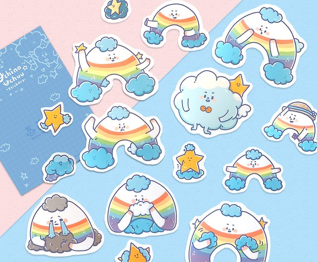 Rainbow Waterproof Sticker