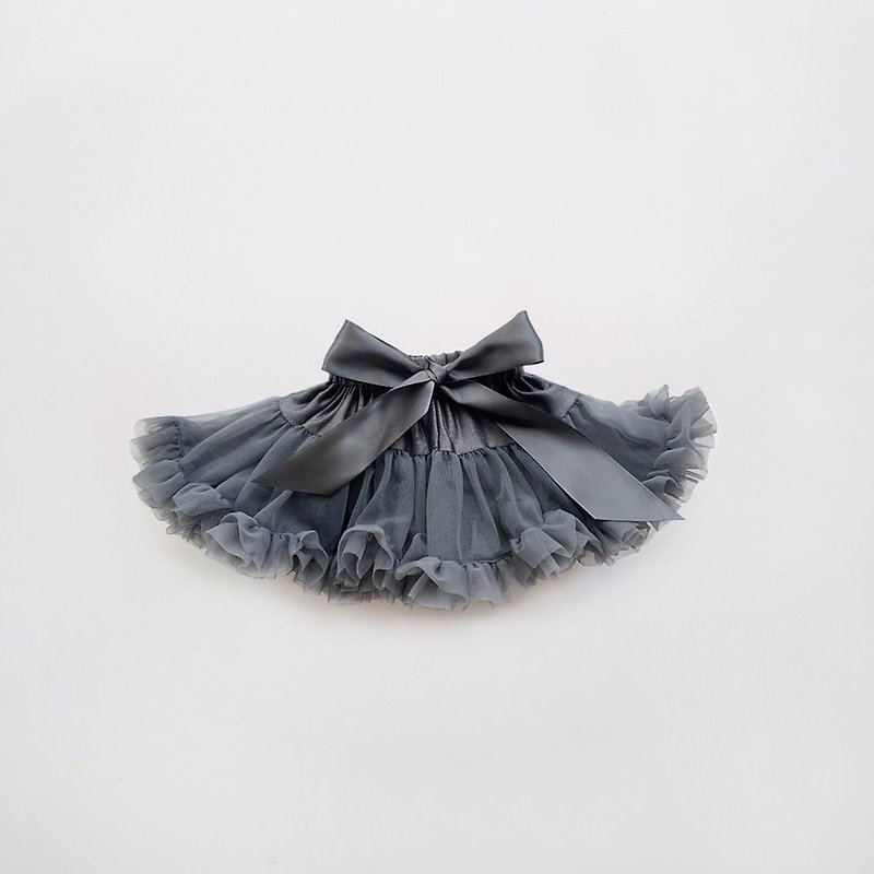 Dorothy系列娃娃澎裙-石墨灰 - 女童洋裝/裙子 - 聚酯纖維 