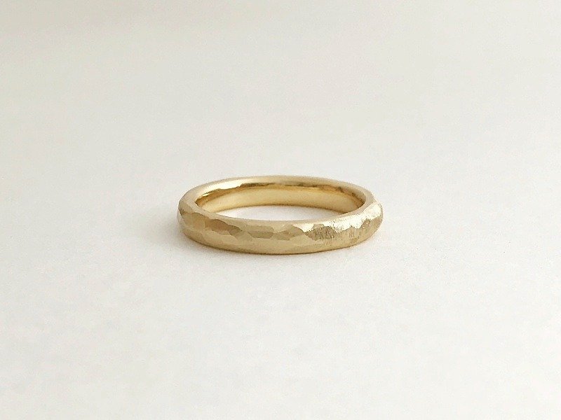 One : Ring (Medium 3mm/BRASS) - リング - 金属 ゴールド