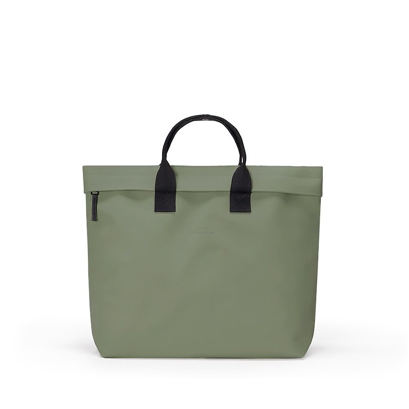 Eliza Lotus Series Bag (Sage Green) - กระเป๋าเป้สะพายหลัง - วัสดุอีโค สีเขียว