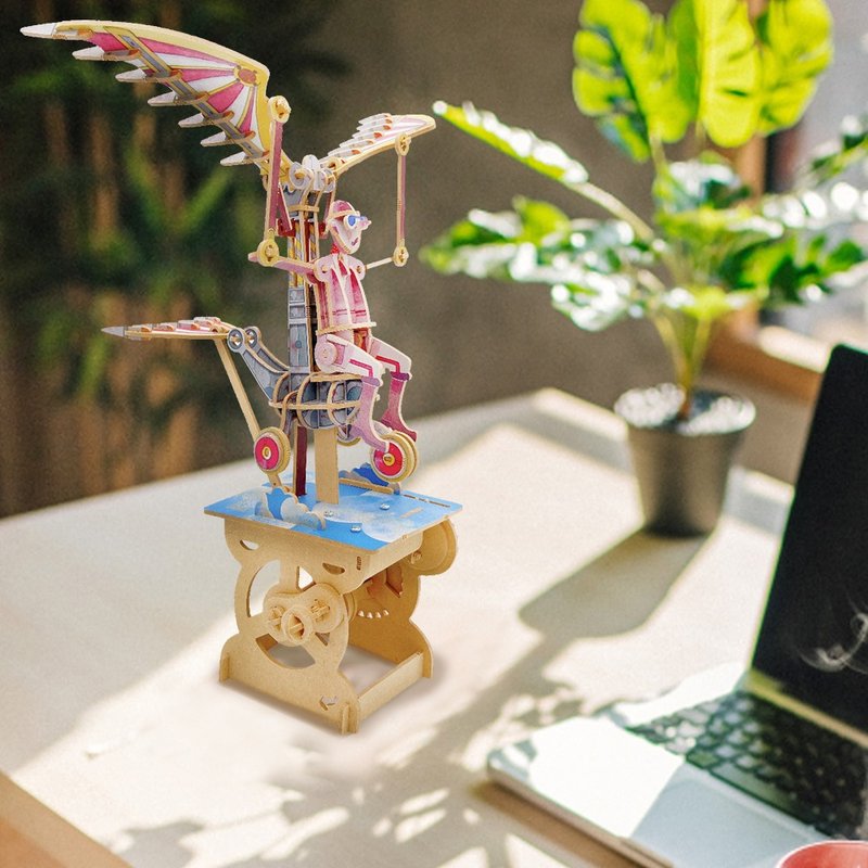 iló Wooden Automation DIY Model-Dreamer (music bell needs to be purchased separately) - งานไม้/ไม้ไผ่/ตัดกระดาษ - ไม้ สีกากี