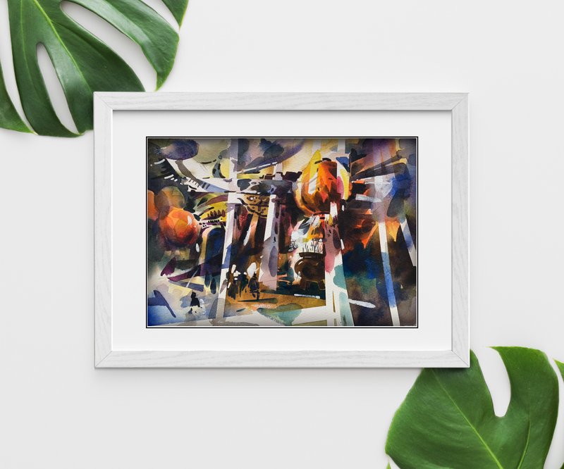 【水彩】保佑 - 海報/掛畫/掛布 - 紙 