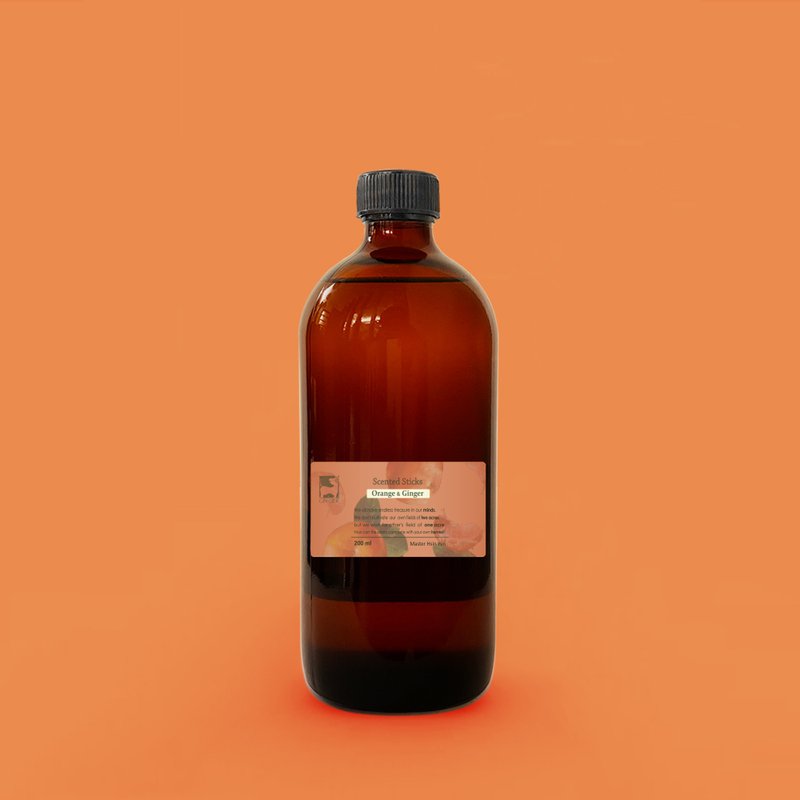 Sweet ginger dan orange ginger fen diffused refill bottle 500ml - Fragrances - Essential Oils 