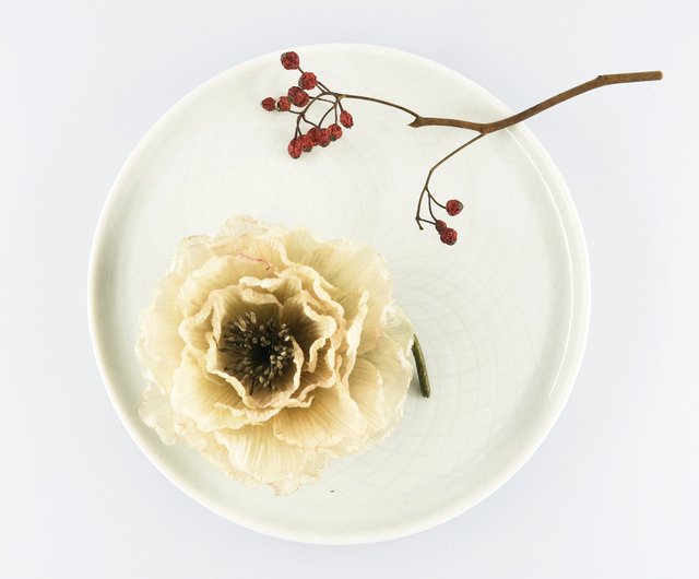 Corsage.| コサージュ | 絹花 | Ivory. | - Shop hananokaori Corsages