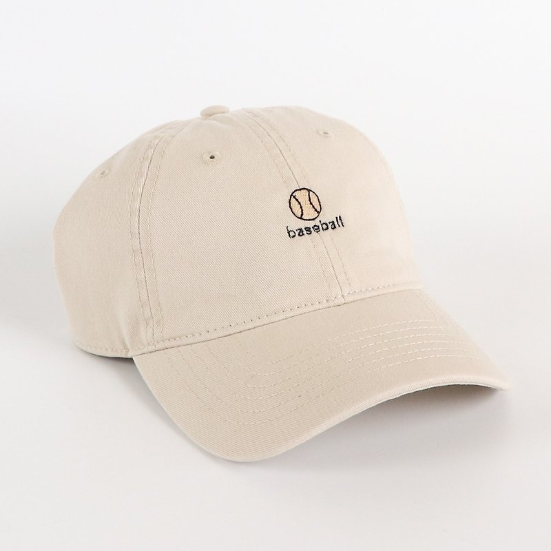 Baseball Baseball Cap - Hats & Caps - Cotton & Hemp Khaki