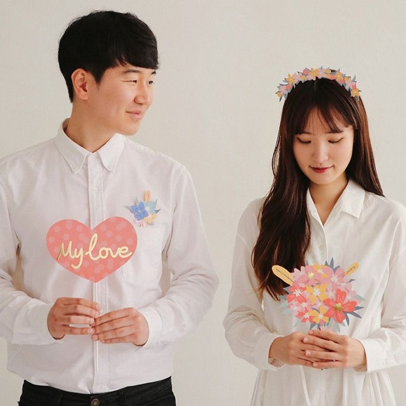 Dailylike 歡樂派對拍照小物-02 結婚典禮,E2D45933 - 擺飾/家飾品 - 紙 粉紅色