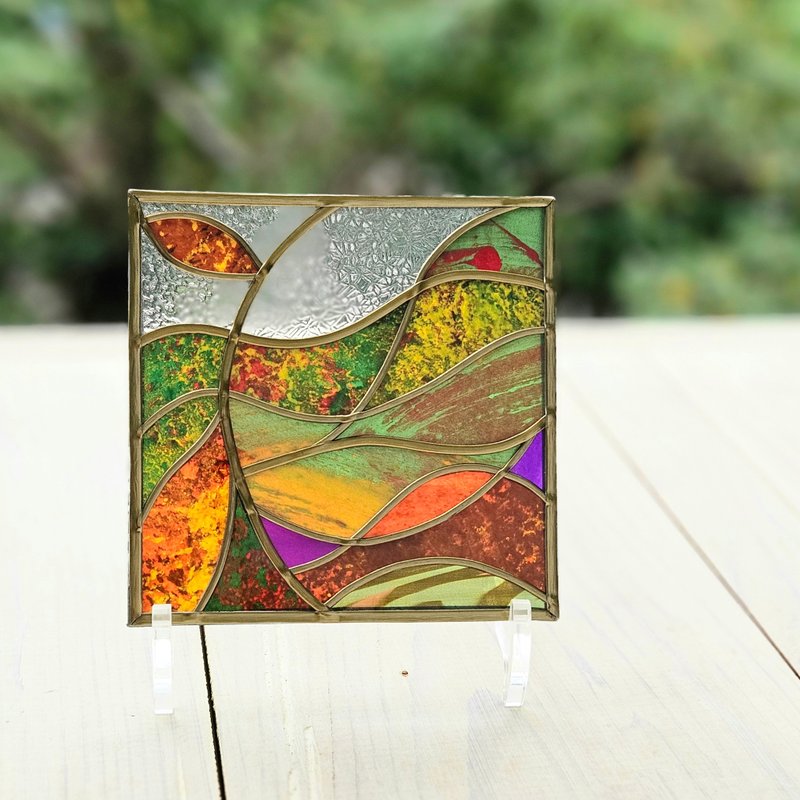 新作　One Earth Harmony -地に根ざす-Gaia Root 卓上アート - 擺飾/家飾品 - 琉璃 多色