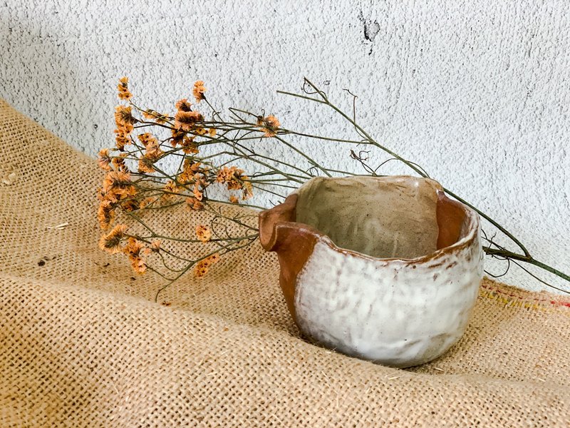 手捏日式茶海公杯 - 茶壺/茶杯/茶具 - 陶 