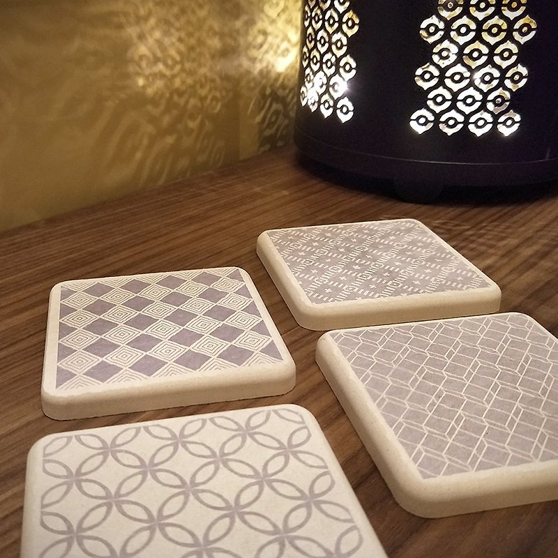 [MBM] Minimalist Eternal MBM Tiles Diatomite Coaster_Single Piece (6 Colors) (Without Asbestos) - Coasters - Other Materials 