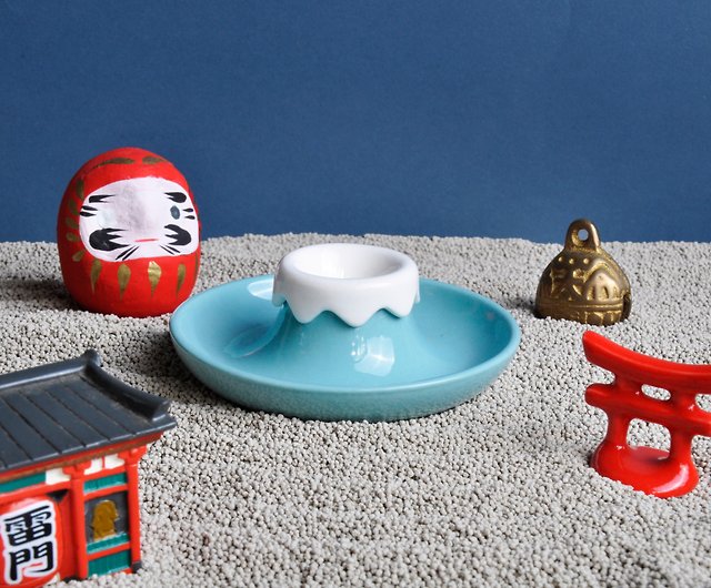 富士山醤油皿と鳥居の箸置きギフトセット 醤油皿箸置きギフト 
