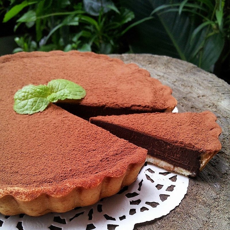 [MSM] Raw Chocolate Tower - Savory & Sweet Pies - Fresh Ingredients Brown