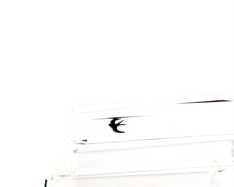 Metal book Bookmark Swallow bird // unique design bookmark - 書籤 - 其他金屬 黑色