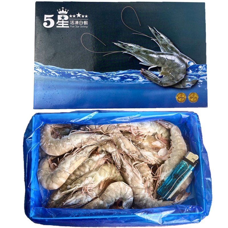 【合喬饗鮮】泰國活凍生白蝦 680g/盒規格26/30~肉質扎實甜美 - 其他 - 新鮮食材 