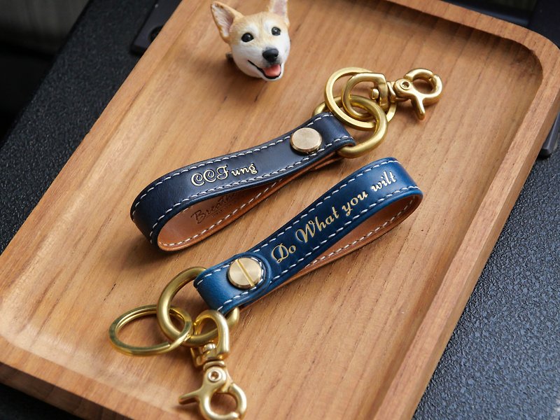 Customized Leather Key Strap - Keychains - Genuine Leather Multicolor