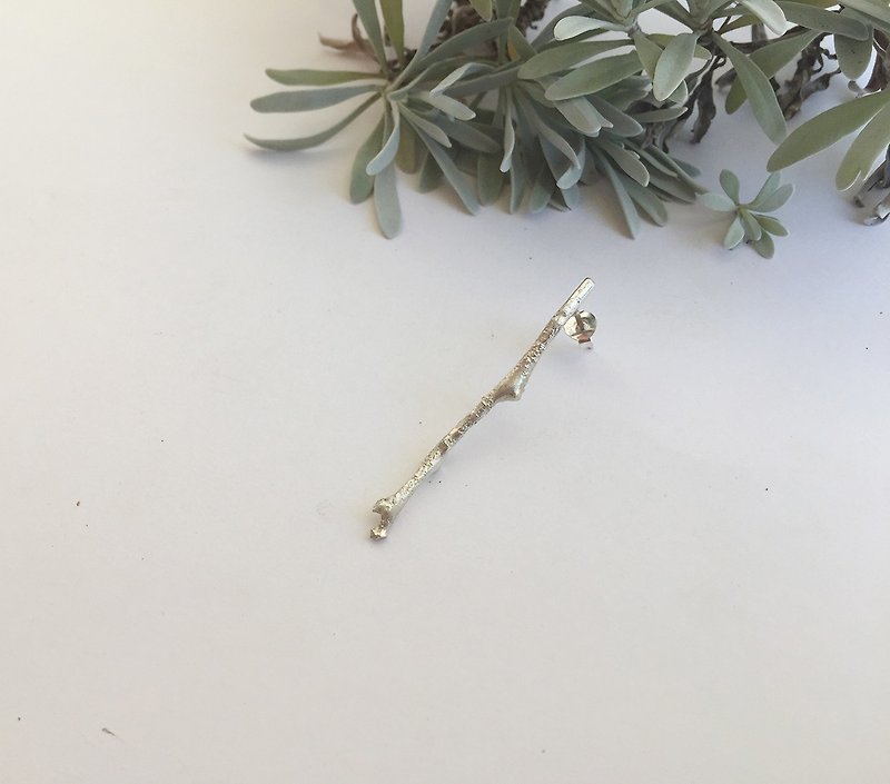 Little Botanic Garden: earring - Earrings & Clip-ons - Other Metals Silver