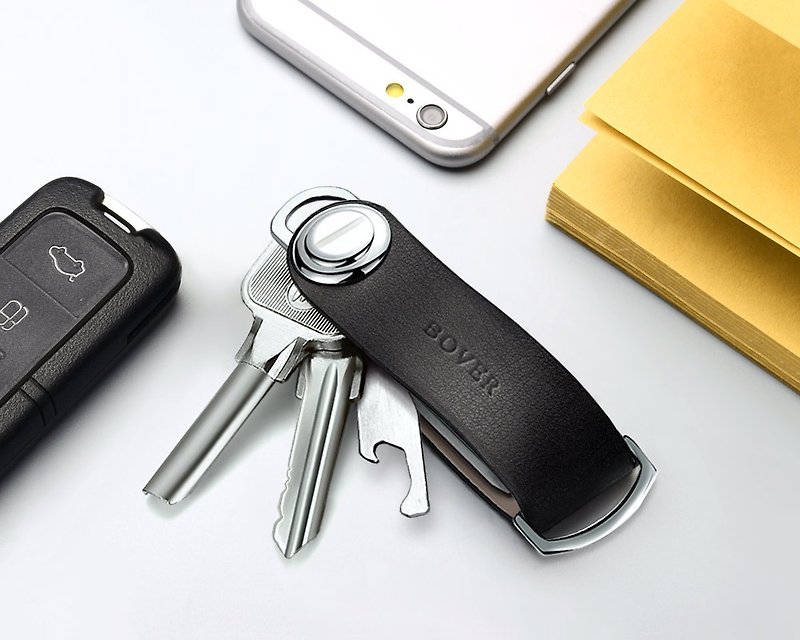 Handmade Leather Keychain Key Holder - Keychains - Genuine Leather 