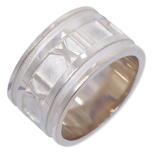 ジ*ル様 Tiffany & Co. 美品 アトラス ワイド シルバーリング 1 TIFFANY&Co. ティファニー アトラスリング ワイド 指輪 シルバー